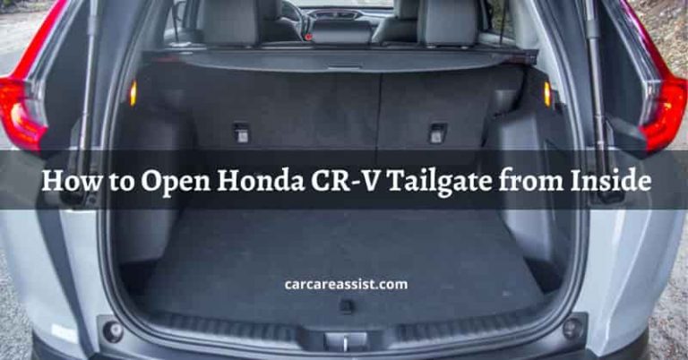 How to Open Honda CR-V Tailgate from Inside