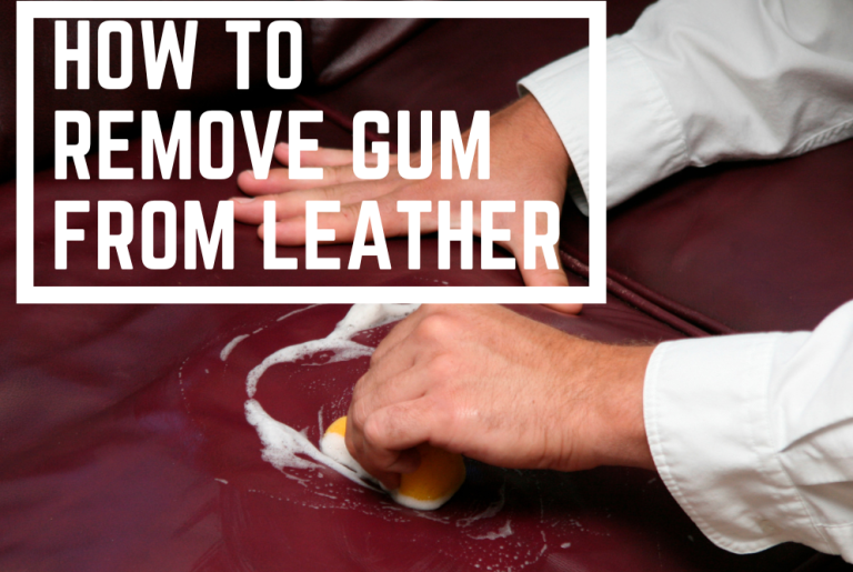 How to Get Gum off Leather Car Seat