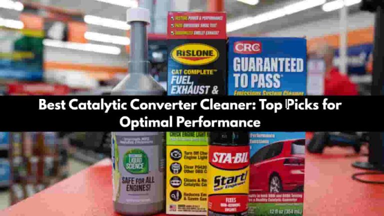Best Catalytic Converter Cleaner